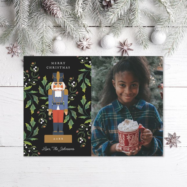 Cartão De Festividades Foto tradicional do nutcracker (Criador carregado)