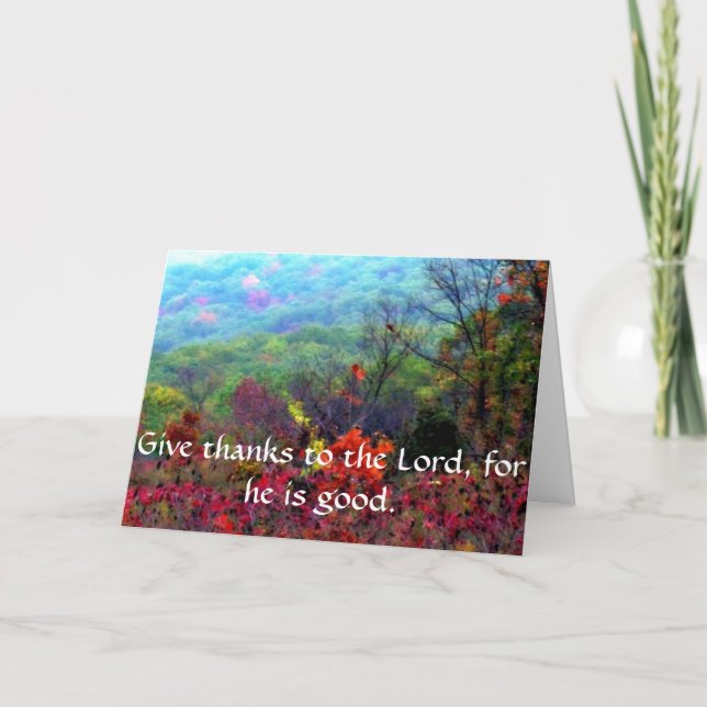 Cartão De Festividades Fotografia de Ação de Graças (Frente)