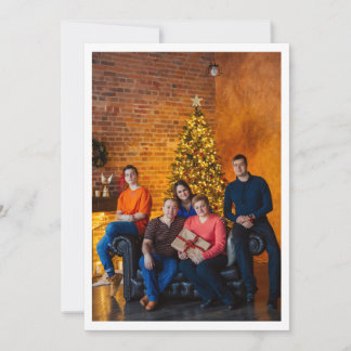 Cartão De Festividades Fotografia de Caligrafia Minimalista Simples