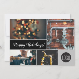 Cartão De Festividades Fotografias do logotipo da empresa do Plumber Holi