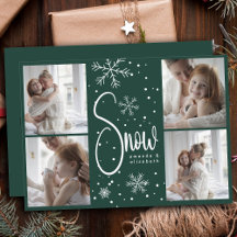 Fotos da Família Modern Snowflake 4 Natal 2023