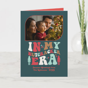 Cartão De Festividades Fotos de Natal com Lareira Aconchegante e Estilo R