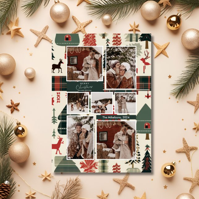 Cartão De Festividades Fotos Nórdicas do Natal no Japão Moderno (Criador carregado)