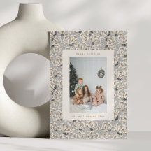 Fotos Personalizadas Cinza Arte Elegante Natal Ver