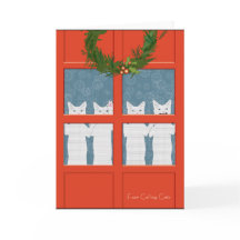 Four Calling Cats... Holiday