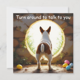 Cartão De Festividades Fox Terrier dog - com Nome da Família