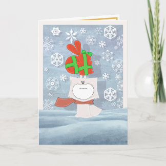 Cartão De Festividades Foxy and Cottontail Wrapped Card