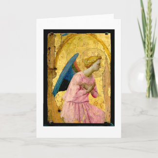 Cartão De Festividades Fra Angelico Angel Greeting Card