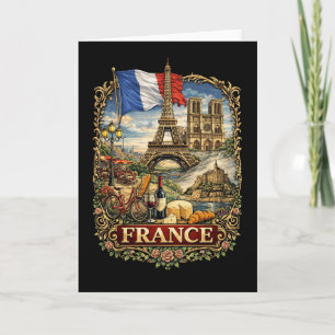 Cartão De Festividades França