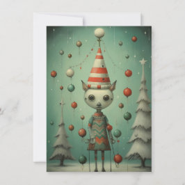 Cartão De Festividades Freak Show Christmas Card