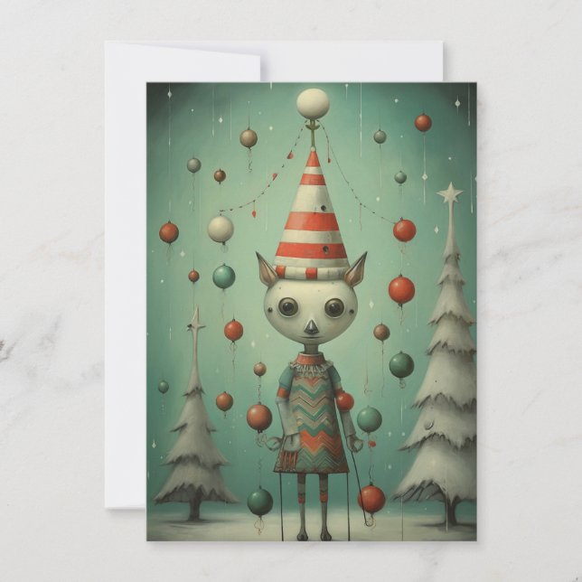 Cartão De Festividades Freak Show Christmas Card (Frente)