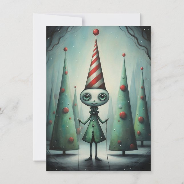 Cartão De Festividades Freak Show Christmas Cards (Frente)