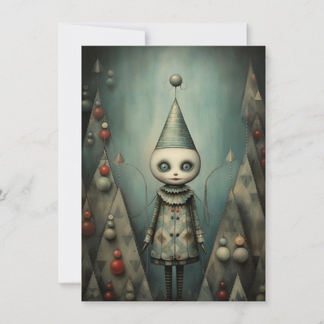 Cartão De Festividades Freak Show Christmas Cards (Frente)