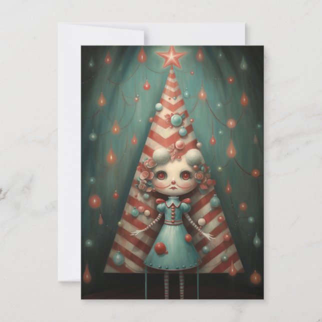 Cartão De Festividades Freak Show Christmas Cards (Frente)