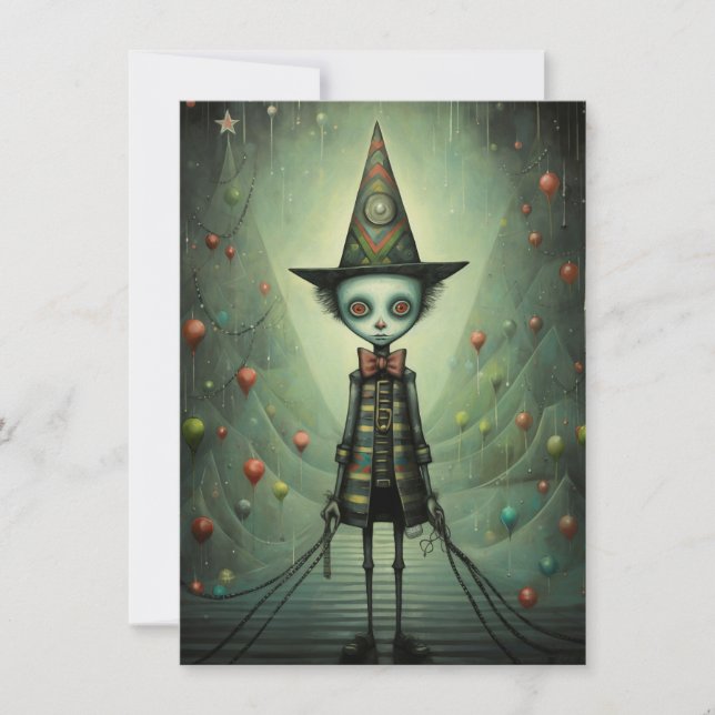 Cartão De Festividades Freak Show Christmas Cards (Frente)