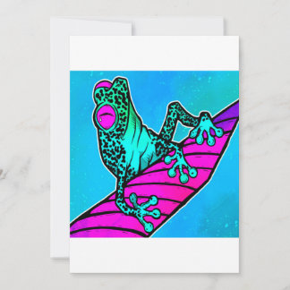 Cartão De Festividades Fred The Frog Cute Wild Animals Lover Perfect Gift