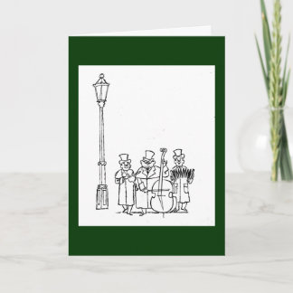 Cartão De Festividades Frederick & Nelson Strolling Minstrels