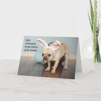 Cartão De Festividades French Bulldog Easter Card!
