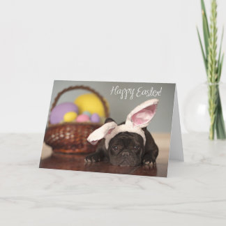 Cartão De Festividades French Bulldog Easter Card!