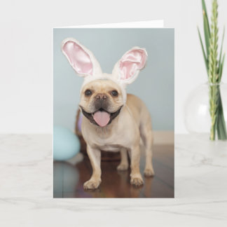 Cartão De Festividades French Bulldog Easter Card!