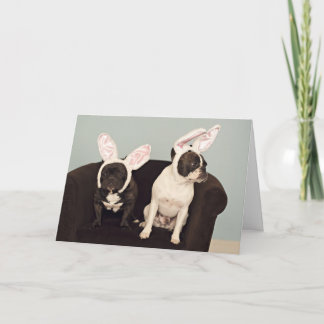 Cartão De Festividades French Bulldog Easter Card!