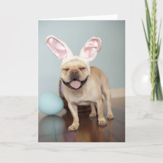 Cartão De Festividades French Bulldog Easter Card!