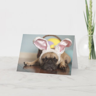 Cartão De Festividades French Bulldog Easter Card!