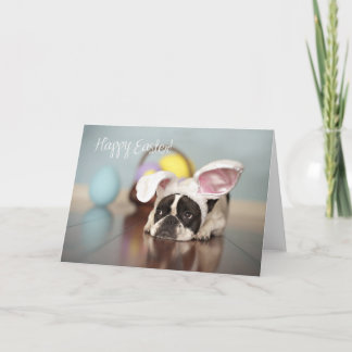 Cartão De Festividades French Bulldog Easter Card!