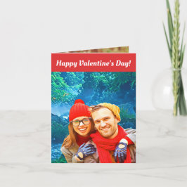 Cartão De Festividades fresh modern personalized design red hearts