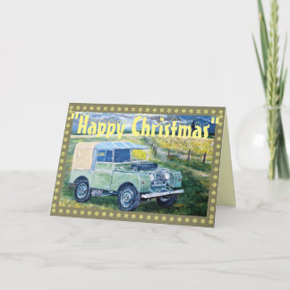 Cartão De Festividades "FREYA" The Series One Truck Cab Christmas Card