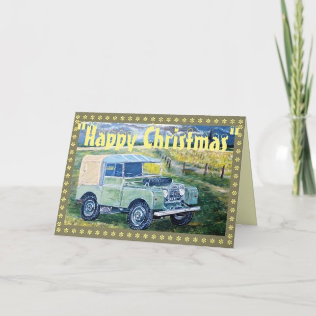 Cartão De Festividades "FREYA" The Series One Truck Cab Christmas Card (Frente)