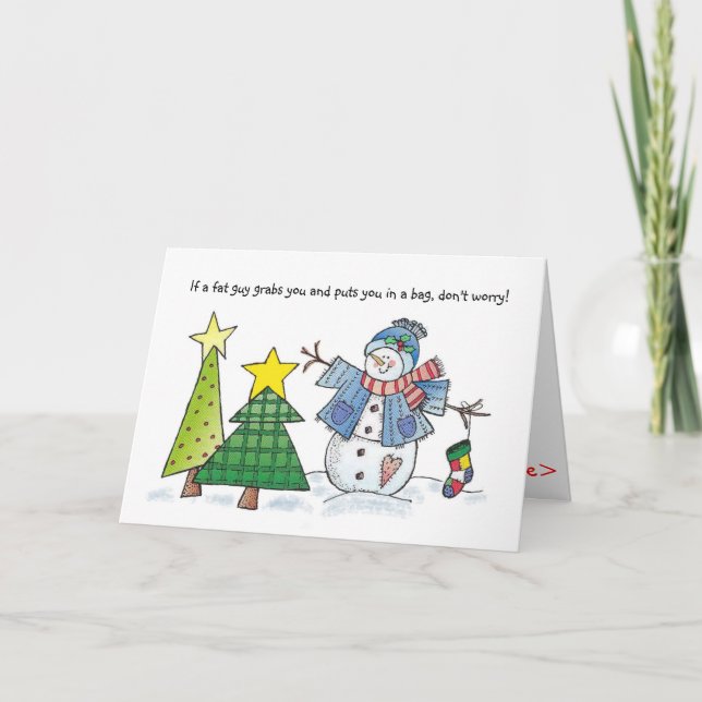 Cartão De Festividades Friend for Christmas Card (Frente)