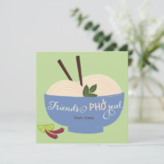 Cartão De Festividades Friends Pho Real Noodle Valentine