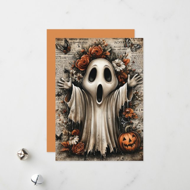 Cartão De Festividades Fright & Delight Halloween (Frente/Verso In Situ)