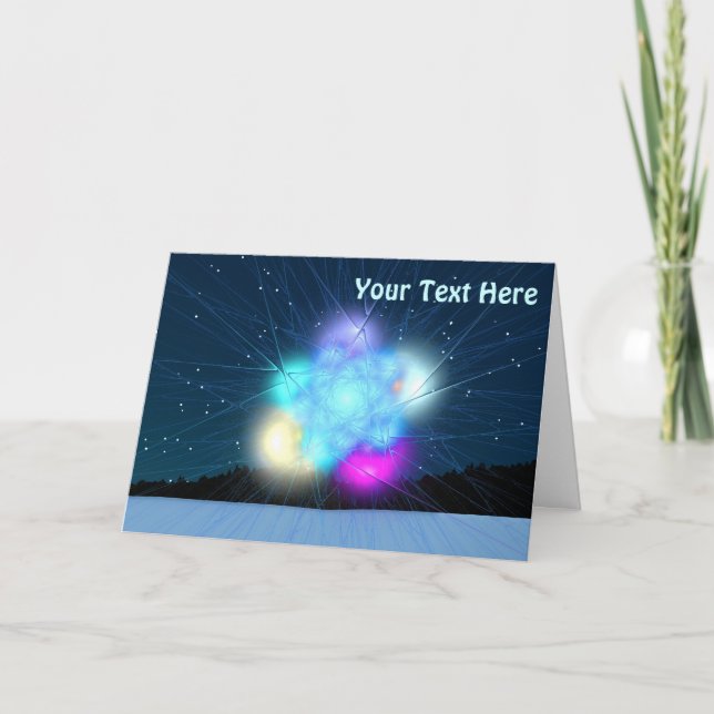 Cartão De Festividades Frio de Ragnar (Frente)