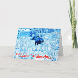 Cartão De Festividades Frohe Weihnachten - Urban Moose