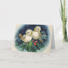 Cartão De Festividades Fröhliche Weihnachten! Vintage