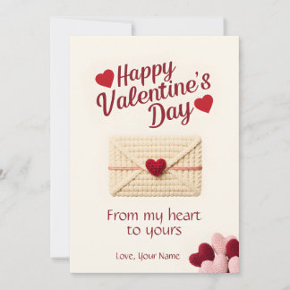 Cartão De Festividades From My Heart to Yours Valentine Card