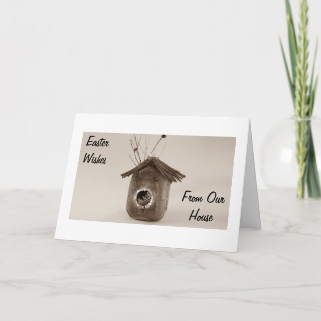 CARTÃO DE FESTIVIDADES FROM OUR HOUSE TO YOURS EASTER (Frente)
