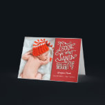 Cartão De Festividades From Santa Baby Holiday Cards<br><div class="desc">Design © Berry Berry Sweet.  Visit our design showroom at WWW.BERRYBERRYSWEET.COM</div>