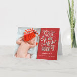 Cartão De Festividades From Santa Baby Holiday Cards<br><div class="desc">Design © Berry Berry Sweet.  Visit our design showroom at WWW.BERRYBERRYSWEET.COM</div>
