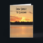 CARTÃO DE FESTIVIDADES FROM SUNSET TO SUNDOWN SPECIAL CHRISTMAS WISHES HO<br><div class="desc">THANKS FOR STOPPING BY 1 OF MY 8 STORES TODAY. THIS CARD IS PERFECT FOR A "SECULAR" HOLIDAY AND WHAT A SHOT IT IS. IT WAS A SPECIAL DAY THAT DAY!!!</div>