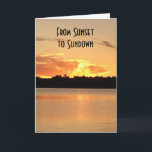 CARTÃO DE FESTIVIDADES FROM SUNSET TO SUNDOWN SPECIAL CHRISTMAS WISHES HO<br><div class="desc">THANKS FOR STOPPING BY 1 OF MY 8 STORES TODAY. THIS CARD IS PERFECT FOR A "SECULAR" HOLIDAY AND WHAT A SHOT IT IS. IT WAS A SPECIAL DAY THAT DAY!!!</div>