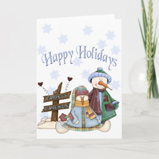 Cartão De Festividades Frosty Friends Holiday Card