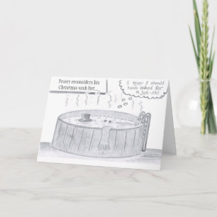 Cartão De Festividades Frosty's Wish List