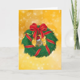 Cartão De Festividades Frota de Natal de Chips Bonitos