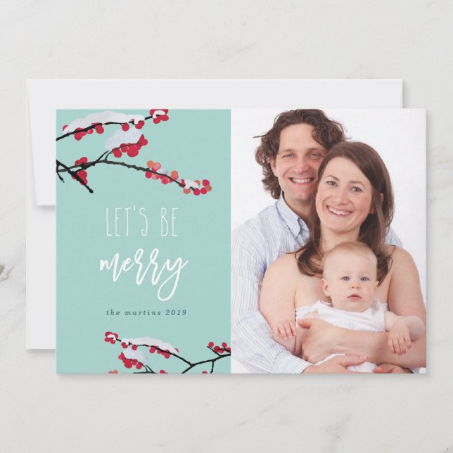 Cartão De Festividades Frutas de feliz (Frente)