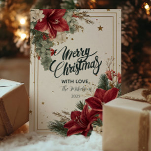 Cartão De Festividades Frutas Vermelhas Festivas Feliz Natal