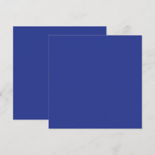 Cartão De Festividades Fundo Azul Escuro Sólido Design Minimalista Ousa