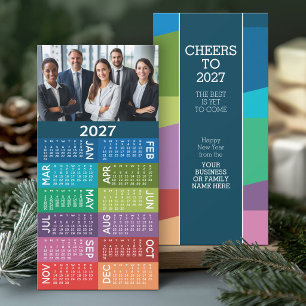 Cartão De Festividades Fundo Colagem de Fotografias do Calendário 1 2023